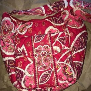 Vera Bradley Rosy Posies Clare Crossbody Bag